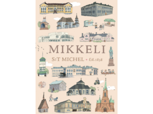 Mikkeli-juliste 50 × 70 cm | Elina Warsta | Solmu