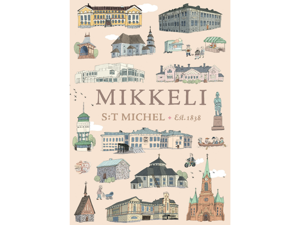 Mikkeli-juliste 50 × 70 cm | Elina Warsta | Solmu